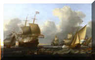 Cavalry  imbarca a Blackwall, 24 aprile 1793